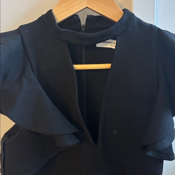 Black Ruffle Dress - Picture 3 of 3